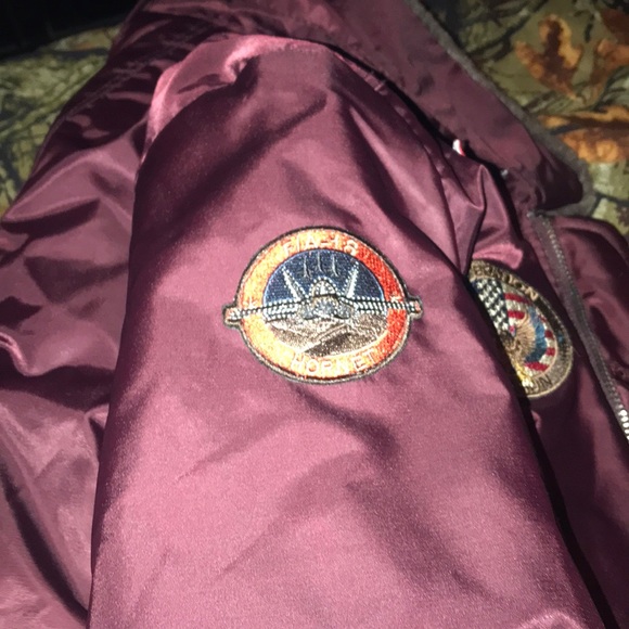 TopGun bomber jacket with removable collar - Picture 6 of 7